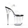 Pleaser - FLAMINGO808 Ankle strap sandal, Pole dance shoes - Pole dance shoes - Black Product image